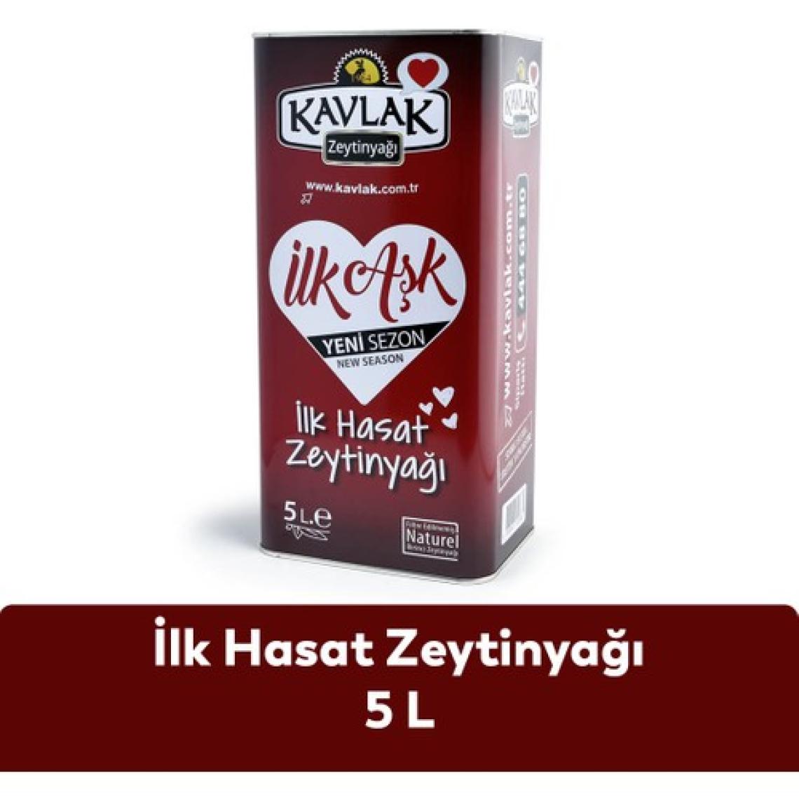 Kavlak Ilk Hasat Soğuk Sıkım Zeytinyağı 5 Lt