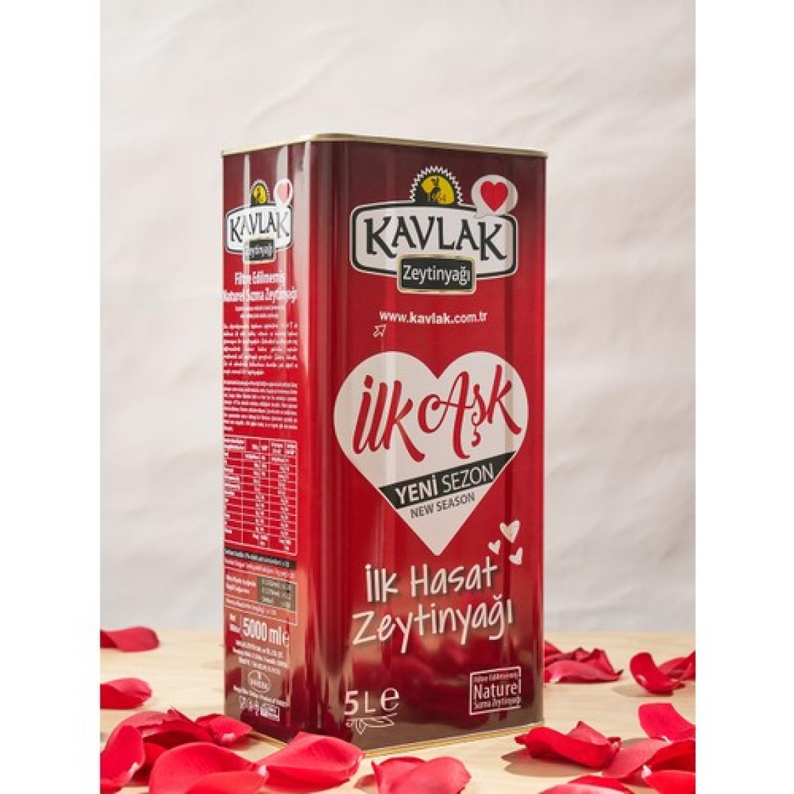 Kavlak Ilk Hasat Soğuk Sıkım Zeytinyağı 5 Lt