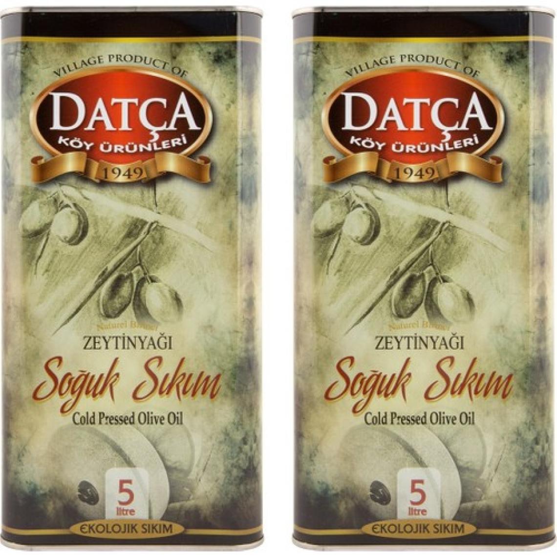Datça Soğuk Sıkım Zeytinyağı Teneke 5 lt (2Adet)