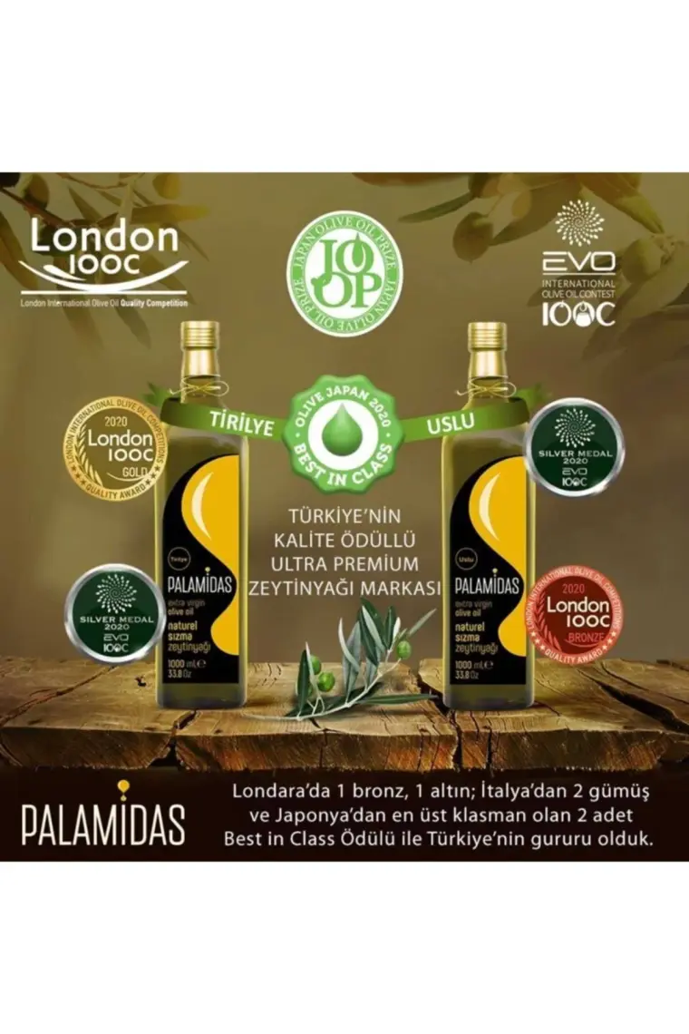 Palamidas 500 ml Blend Gourmet Selection Ödüllü Nat Sızma Zeytinyağı