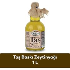 Kavlak Taş Baskı Zeytinyağı 1 Lt Gallone Cam Şişe