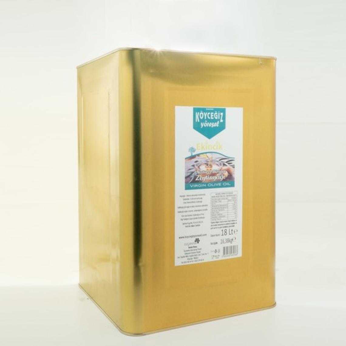 Köyceğiz Yöresel Naturel Birinci 18 lt Teneke Zeytinyağı
