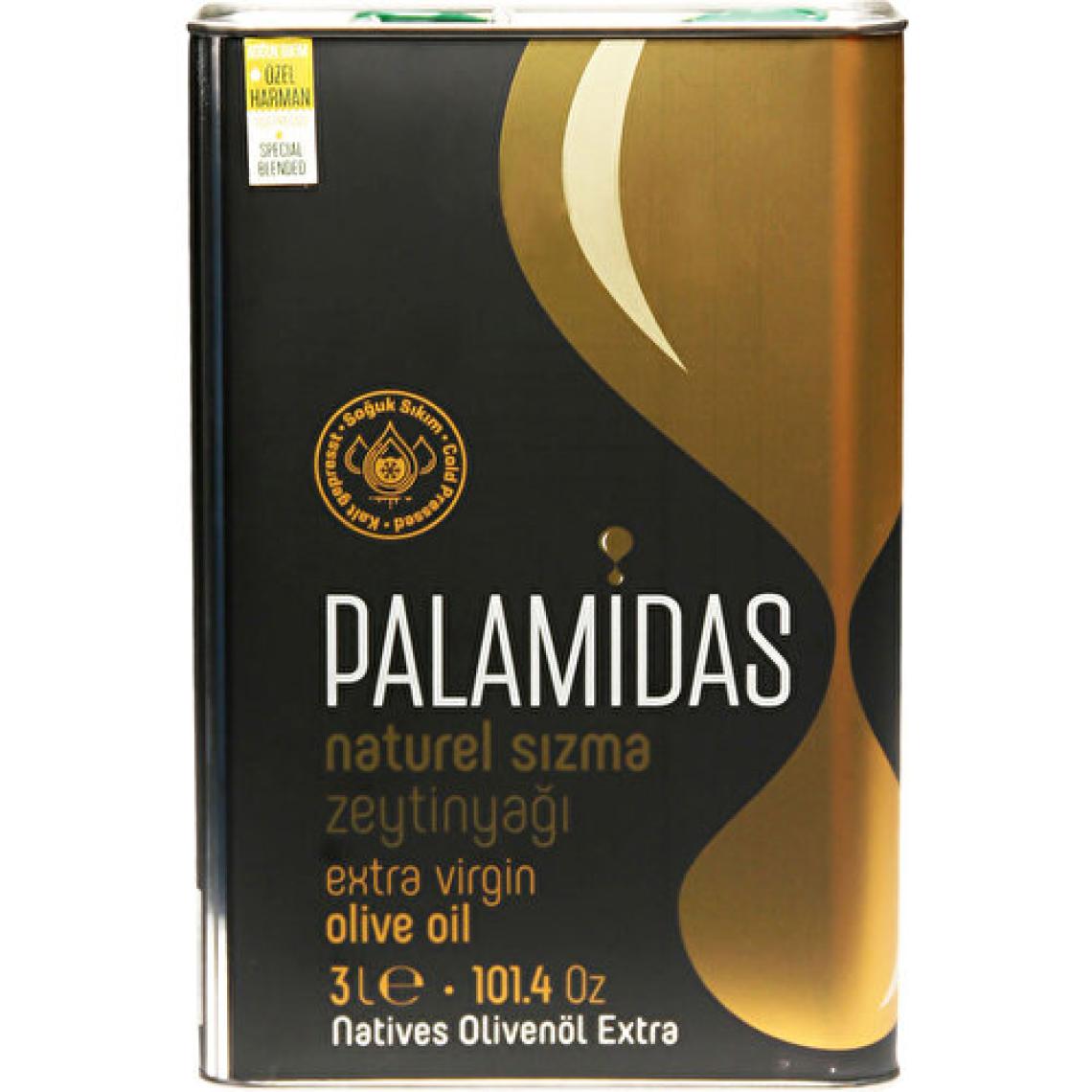 Palamidas Soğuk Sıkım Özel Harman Natürel Sızma Zeytinyağı 3 Lt