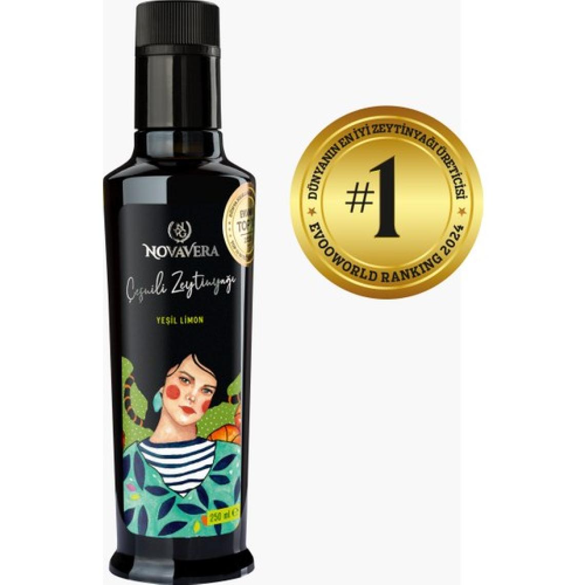 NovaVera Yeşil Limon Çeşnili Zeytinyağı 250 ml