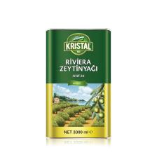 Kristal 3 lt Riviera Teneke Zeytinyağı