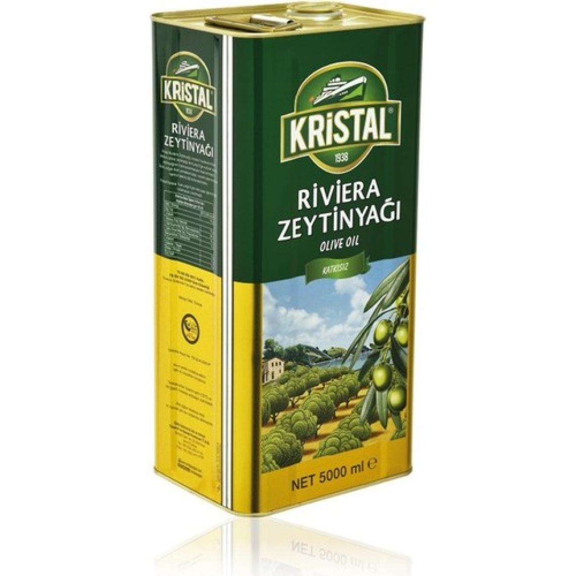 Kristal Riviera Zeytinyağı Teneke 5 Lt