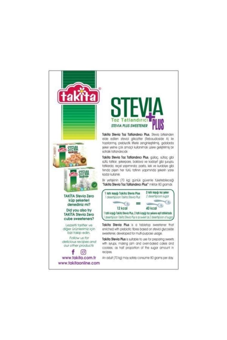 Stevia Plus Toz Tatlandırıcı 250 gr