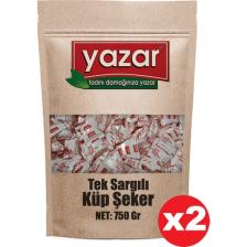 Yazar Tek Sargılı Küp Şeker 2 x 750 gr