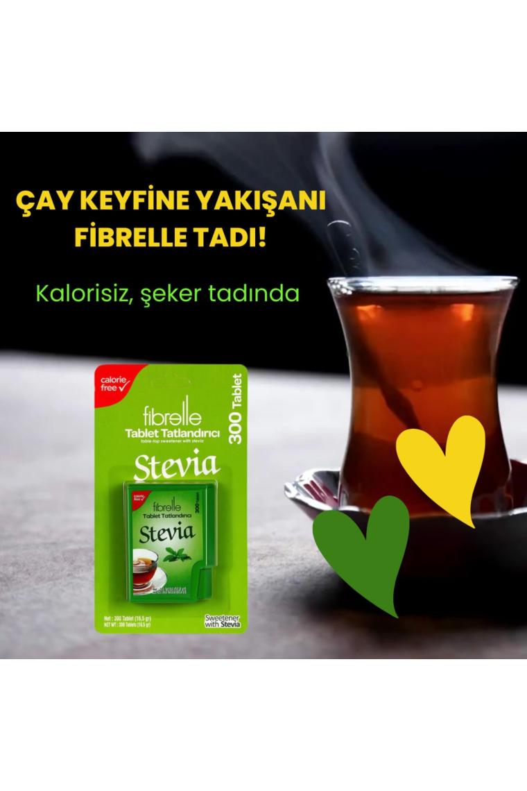 Fibrelle Stevialı Tablet Tatlandırıcı 300'lü