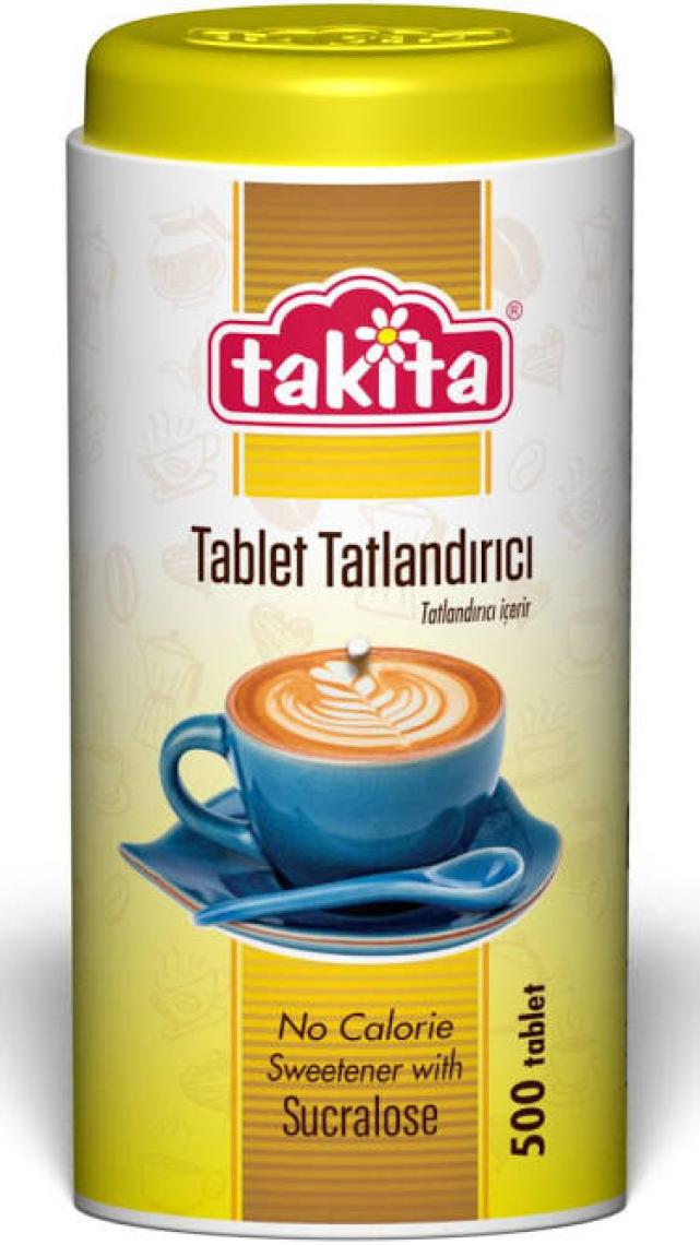 Takita Sukralozlu Tablet Tatlandırıcı 500 Tablet