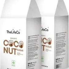 TheLifeCo Organik Hindistan Cevizi Şekeri 300g x 2 Adet (Glutensiz, Vegan)