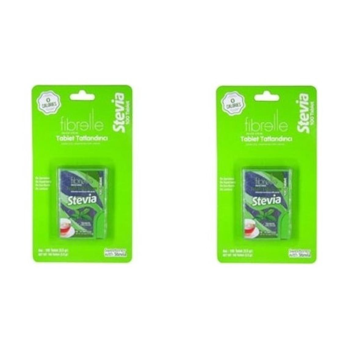 Fibrelle Stevia Tatlandırıcı 100 Tablet   2 Adet