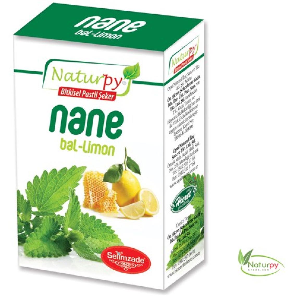Naturpy Nane Bal Limon Pastil Şeker