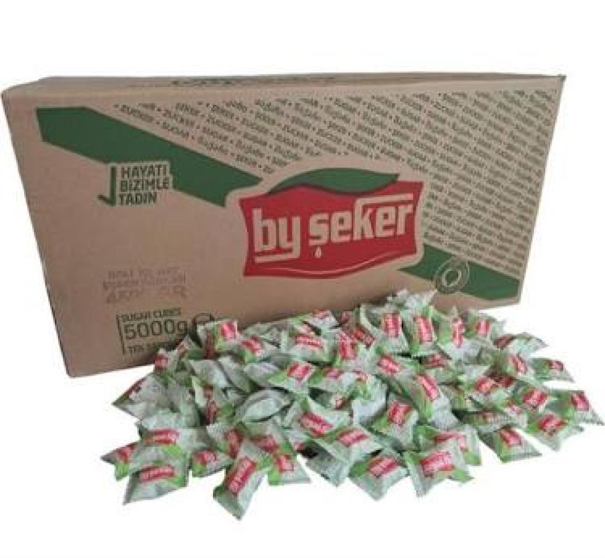 By Şeker Tek Sargılı Küp Şeker 5 kg