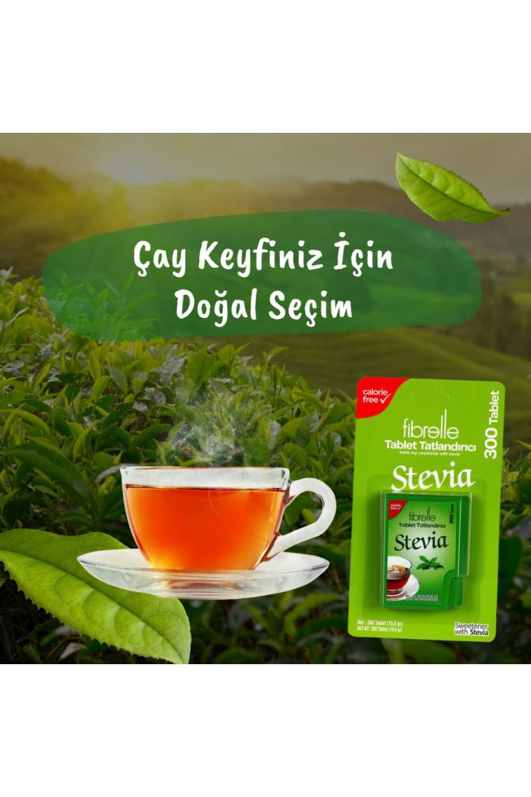 Fibrelle Stevialı Tablet Tatlandırıcı 300'lü