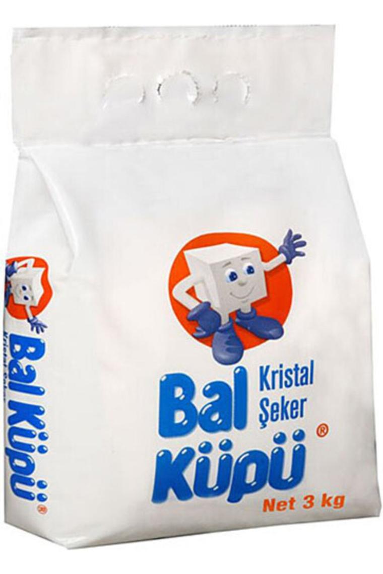 Balküpü Kristal 3 kg Toz Şeker