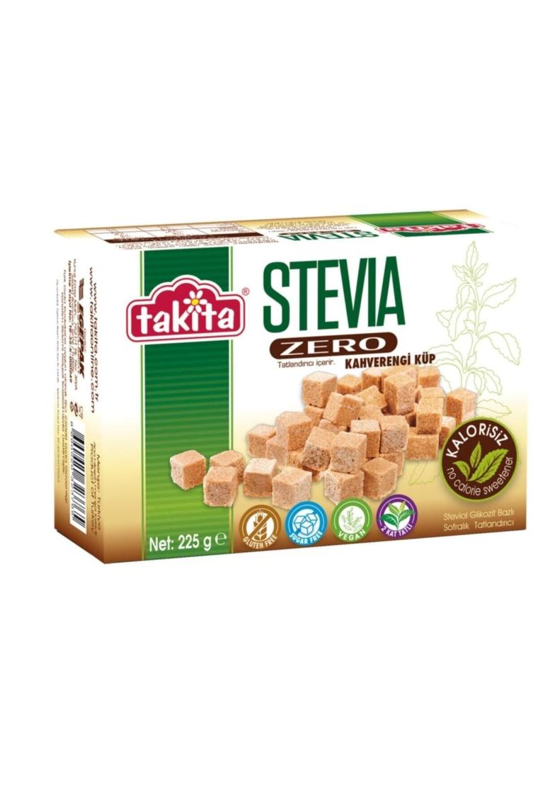 Stevia Zero Küp Kahverengi Tatlandırıcı 225 gr