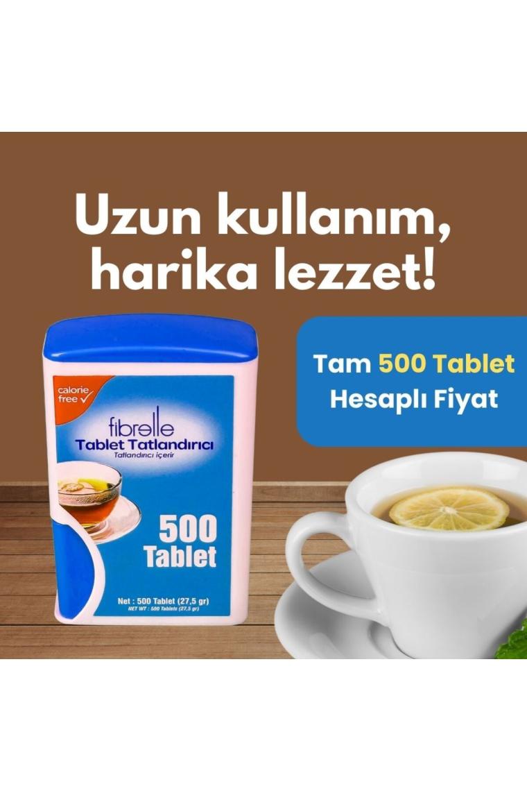 Fibrelle Sakarinli Tablet Tatlandırıcı 500'LÜK Kutu