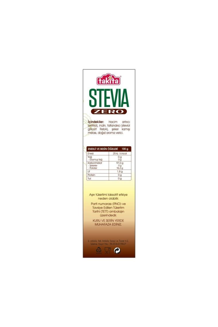 Takita Stevia Kahverengi Toz Tatlandırıcı 250 Gr