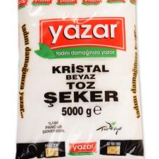Toz Şeker Krıstal 5000gr*4pkt=20kg 1kolı