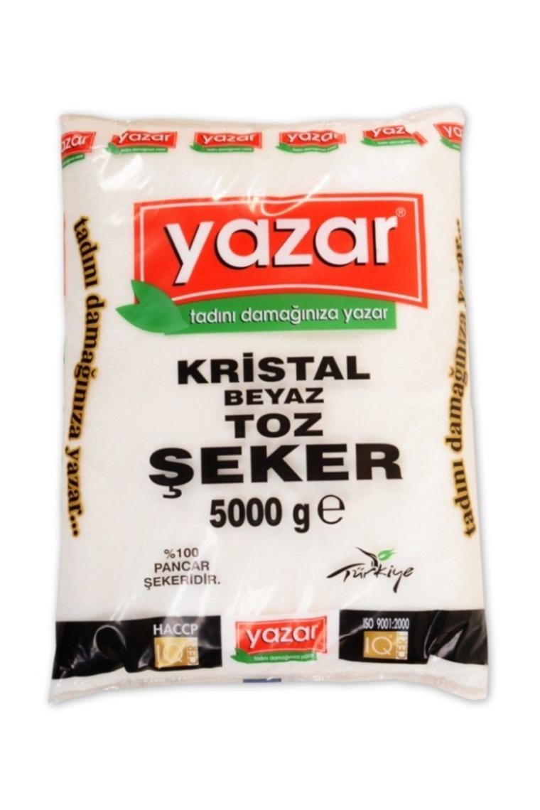 Toz Şeker Krıstal 5000gr*4pkt=20kg 1kolı