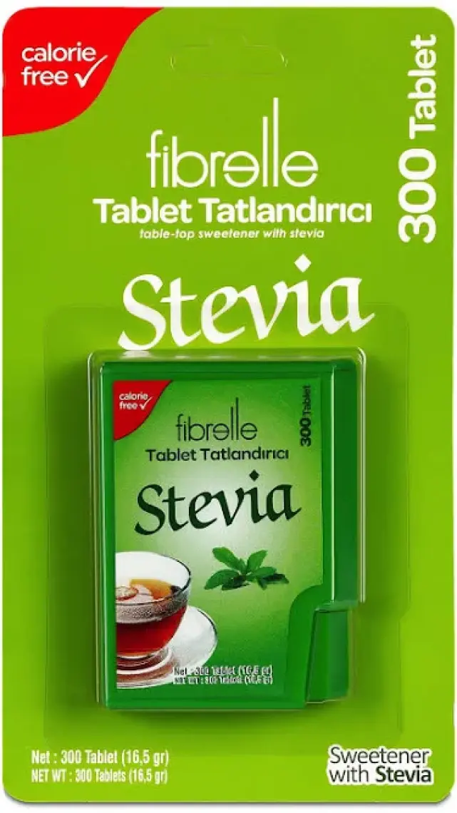 Fibrelle Stevialı Tablet Tatlandırıcı 300'lü