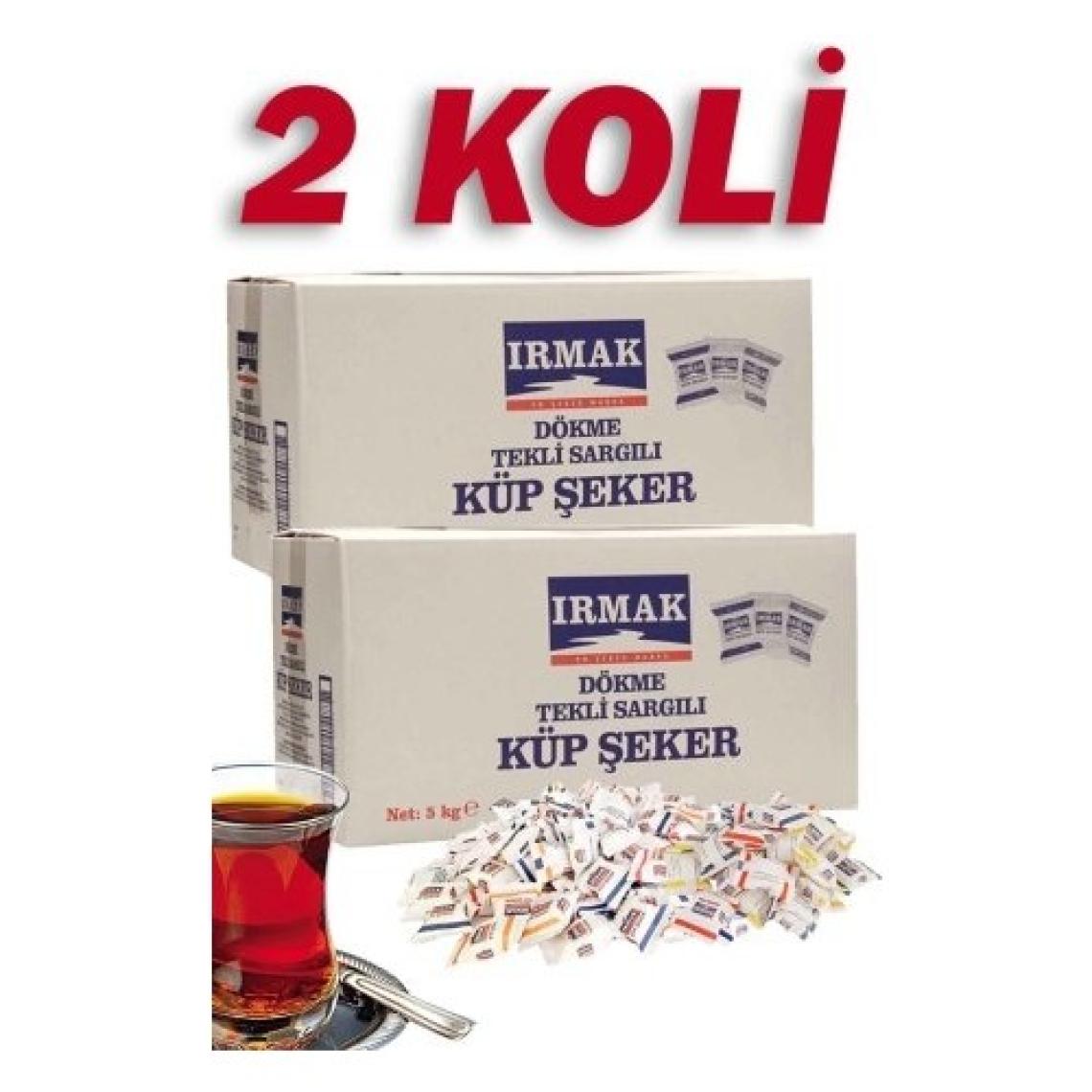 IRMAK 2 Koli Tek Sargılı Küp Şeker 5 kg x 2 (10 kg)