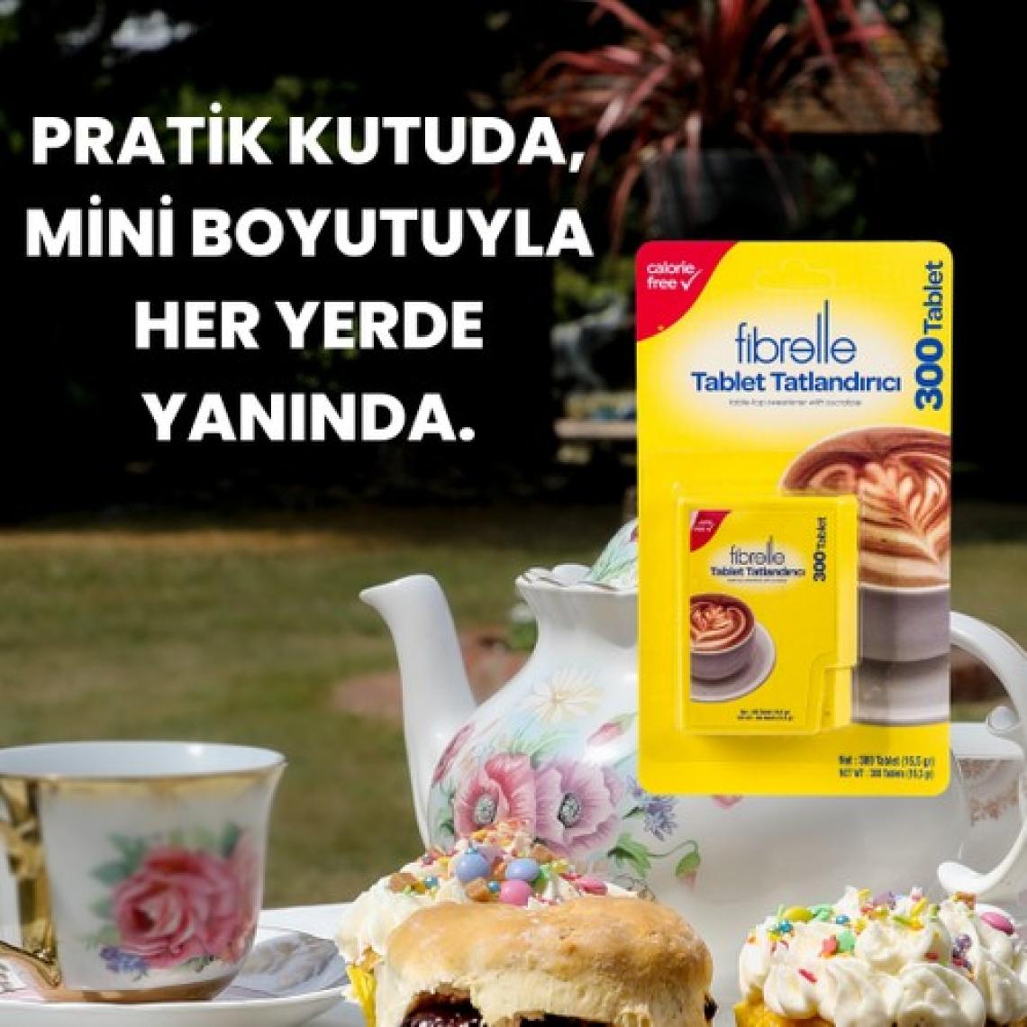 Fibrelle Sukralozlu Tablet Tatlandırıcı 300'lü