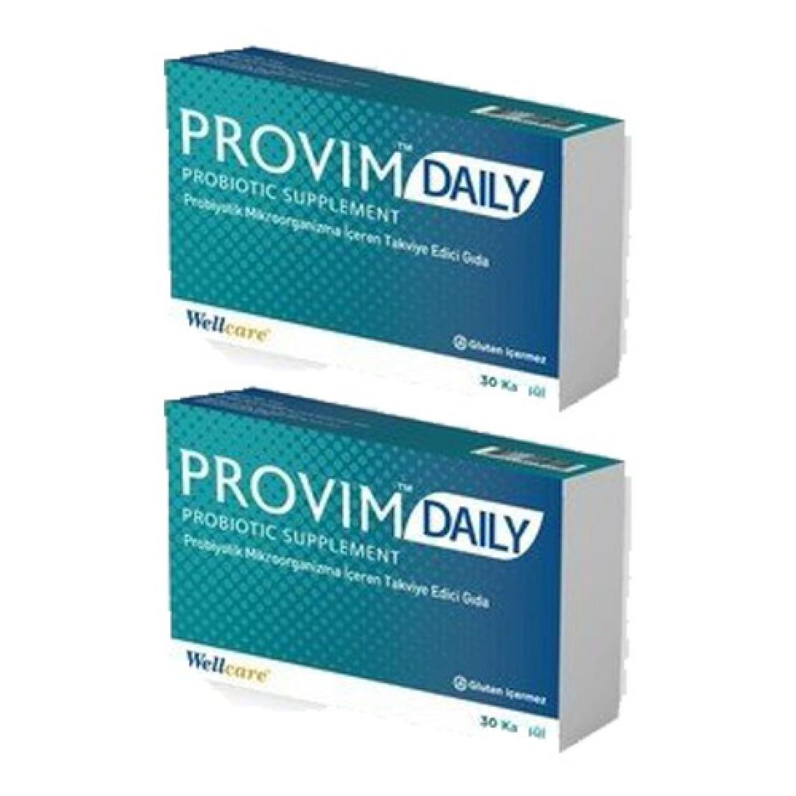 Wellcare Provim Daily Probiyotik 30 Kapsül - 2 Adet