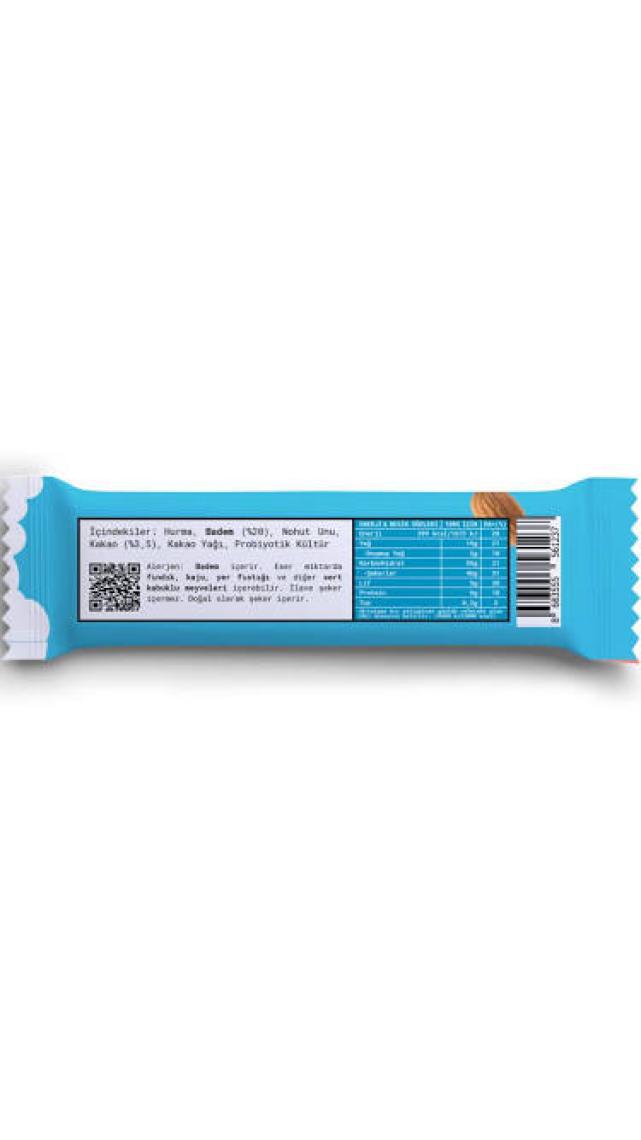 Badem & Kakaolu Probiyotik Bar - 35 g - 12 adet
