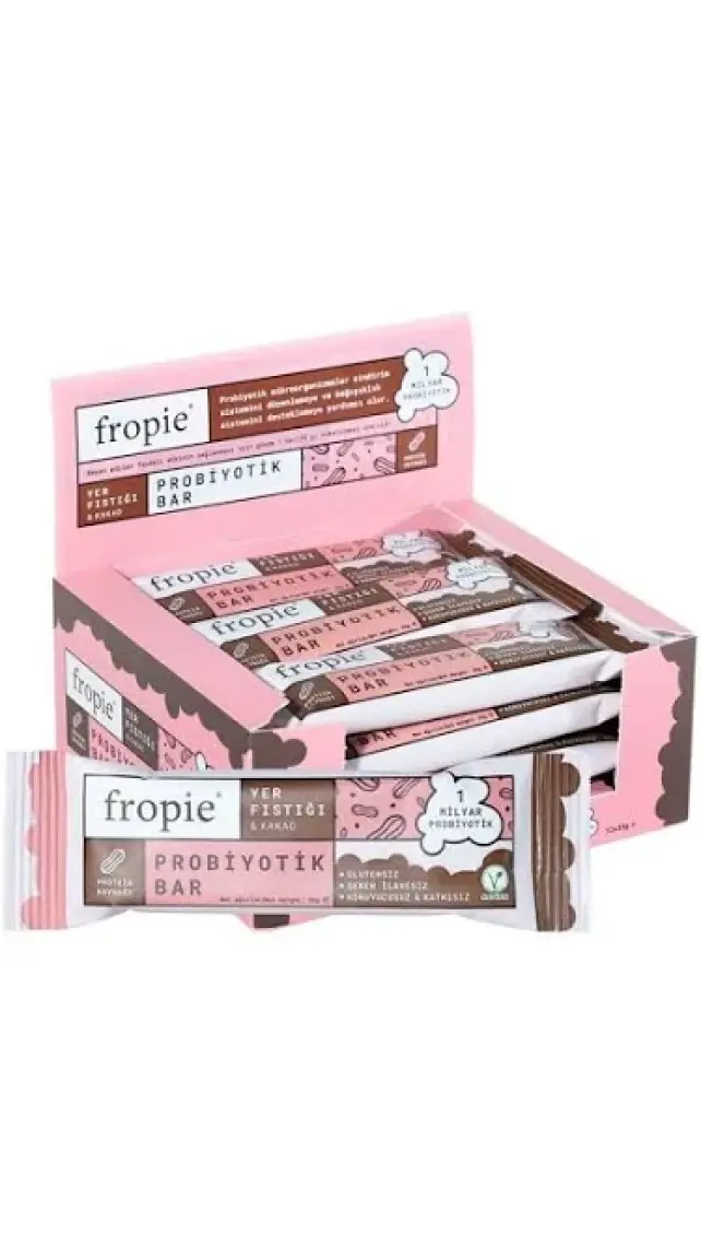 Yer Fıstığı & Kakaolu Probiyotik Bar - 35 g - 12 adet
