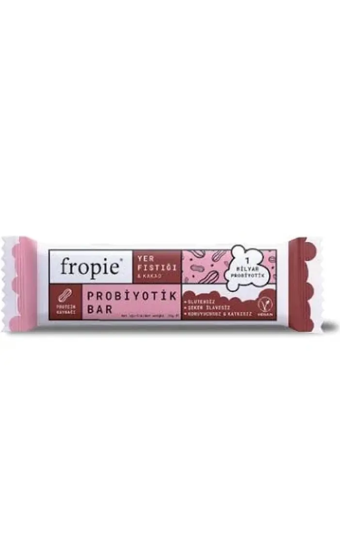 Yer Fıstığı & Kakaolu Probiyotik Bar - 35 g - 12 adet