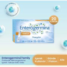 Enterogermina Aile 20 Flakon 4 Milyar Bacillus Clausii Sporu İçeren Probiyotik