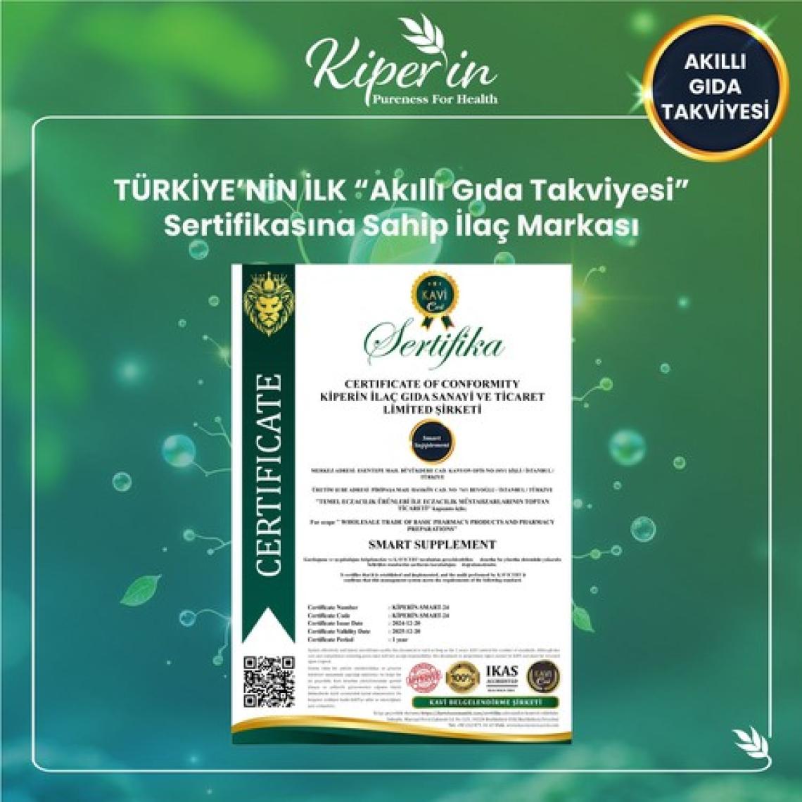 Kiperin Postbiyotik 210 Milyar Cfu Rhamnosus & Plantarum (21KAPSÜL & 700MG) | Akıllı Gıda Takviyesi