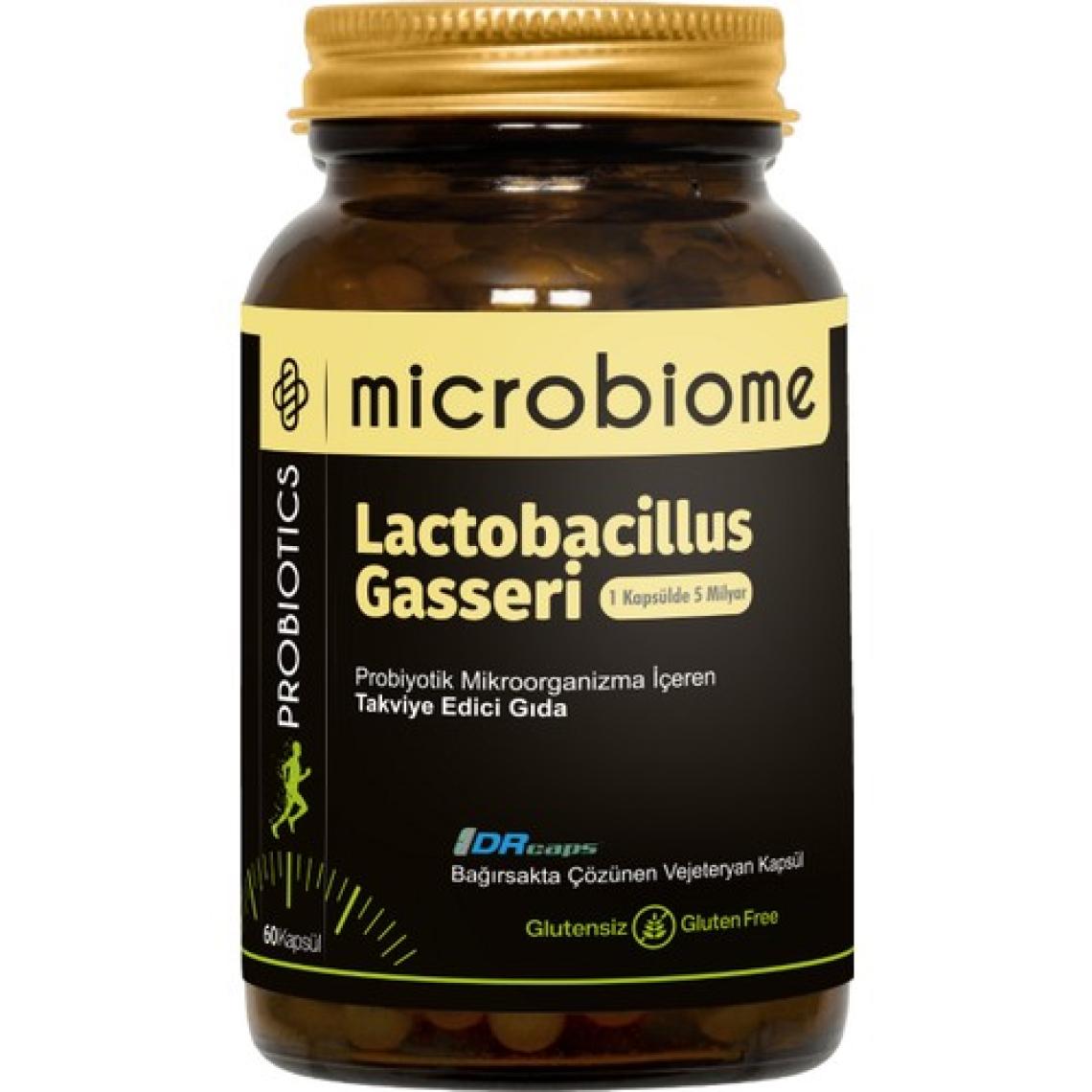 Microbiome Lactobacillus Gasseri Probiotic 60 Kapsül (Probiyotik Mikroorganizma)