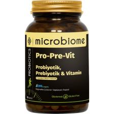 Microbiome Probiyotik Complex Probiyotik Prebiyotik ve Vitamin 30 Kapsül