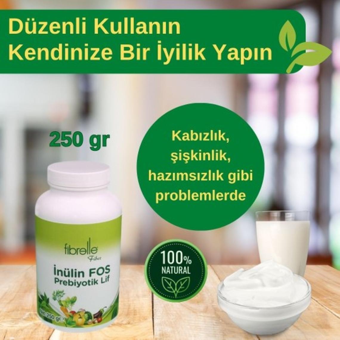 Fibrelle Inülin Fos Prebiyotik Lif 250 Gr