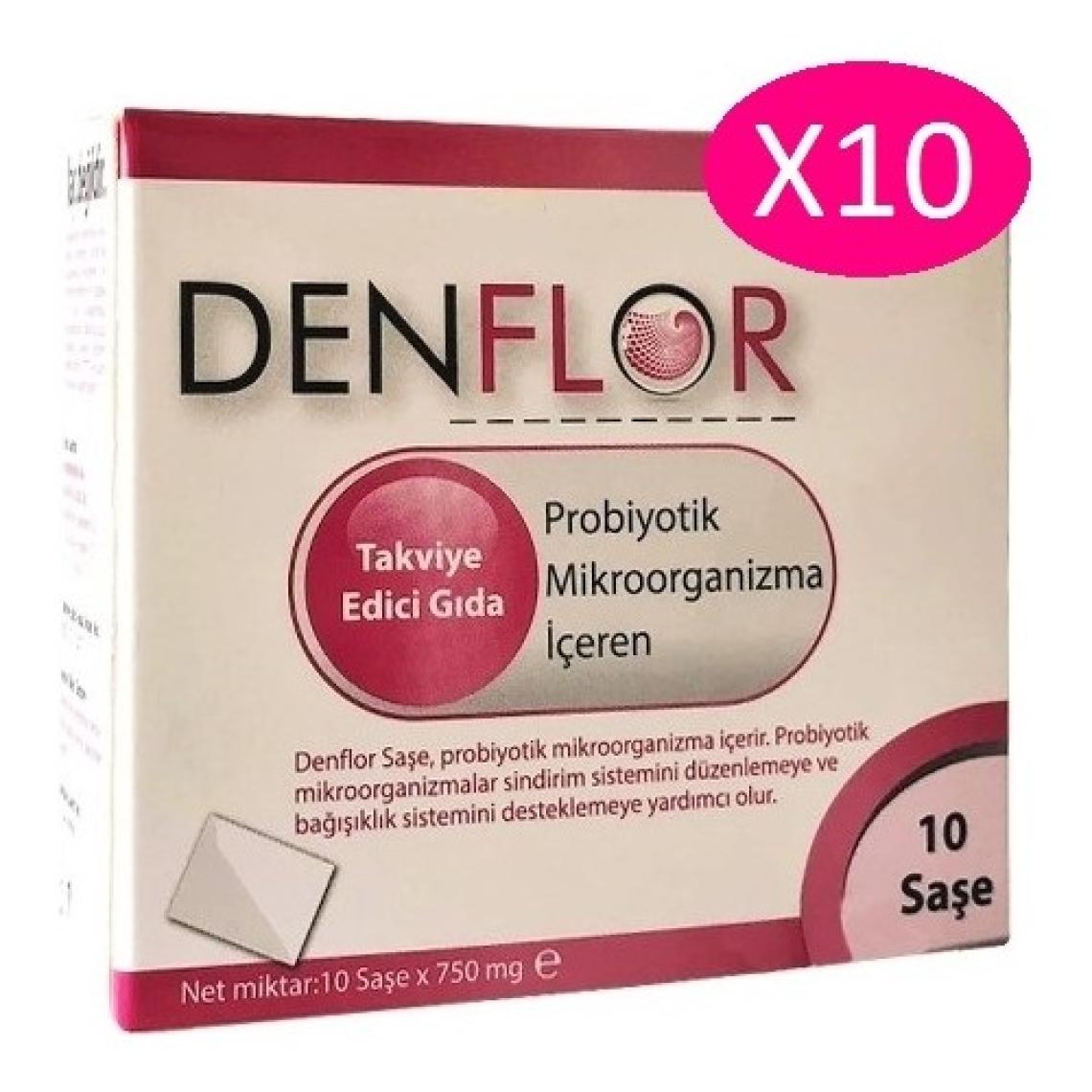 Denflor Probiyotik 10 Şase - 10 Kutu