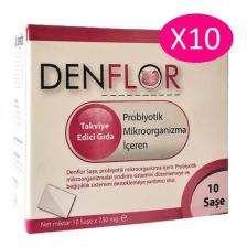 Denflor Probiyotik 10 Şase - 10 Kutu