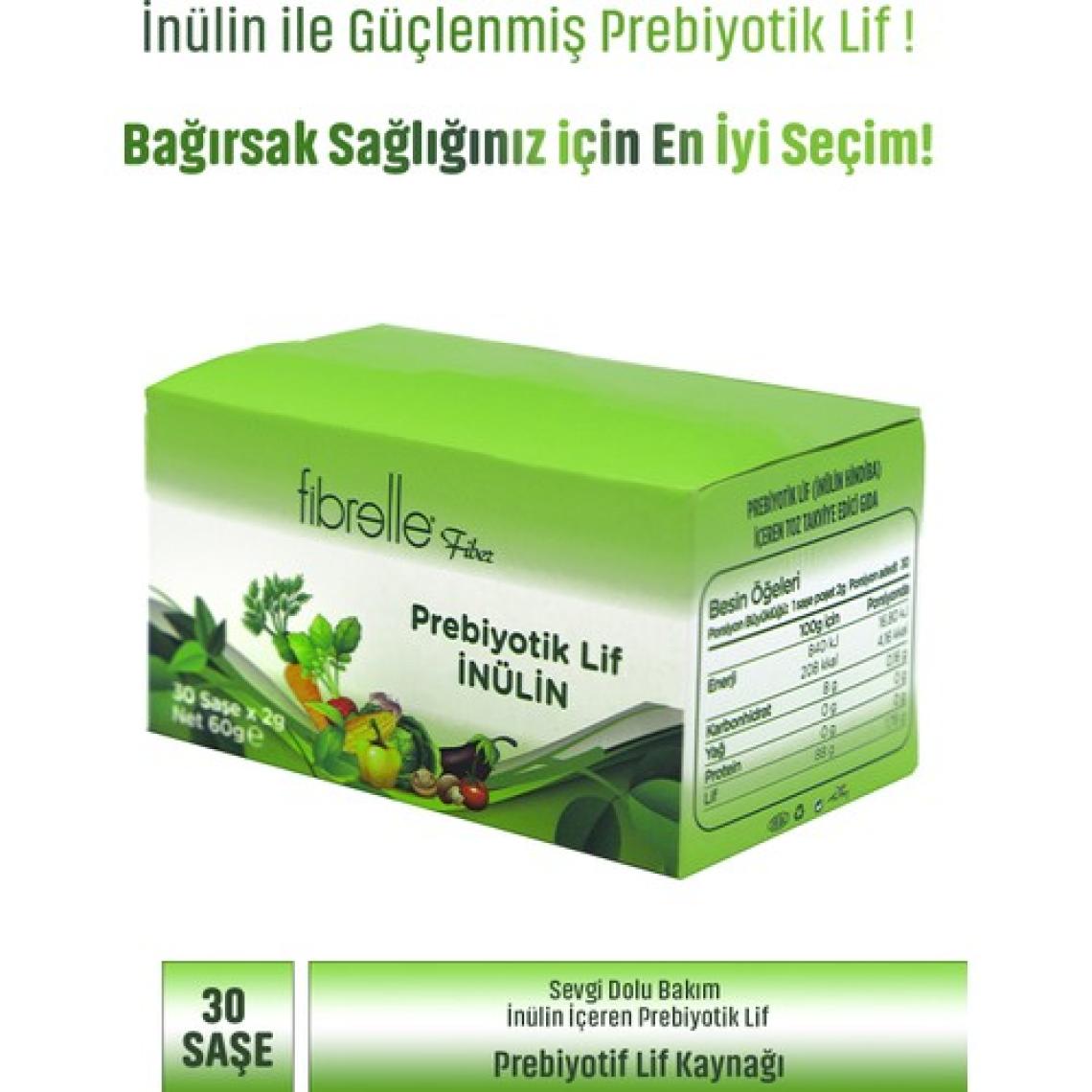 Fibrelle Prebiyotik Lif(Hindibağ) 30 Saşe
