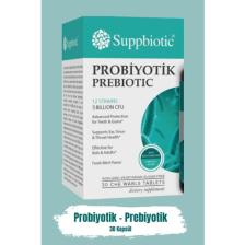 Suppbıotic Probiyotik Prebiyotik 30 Kapsül
