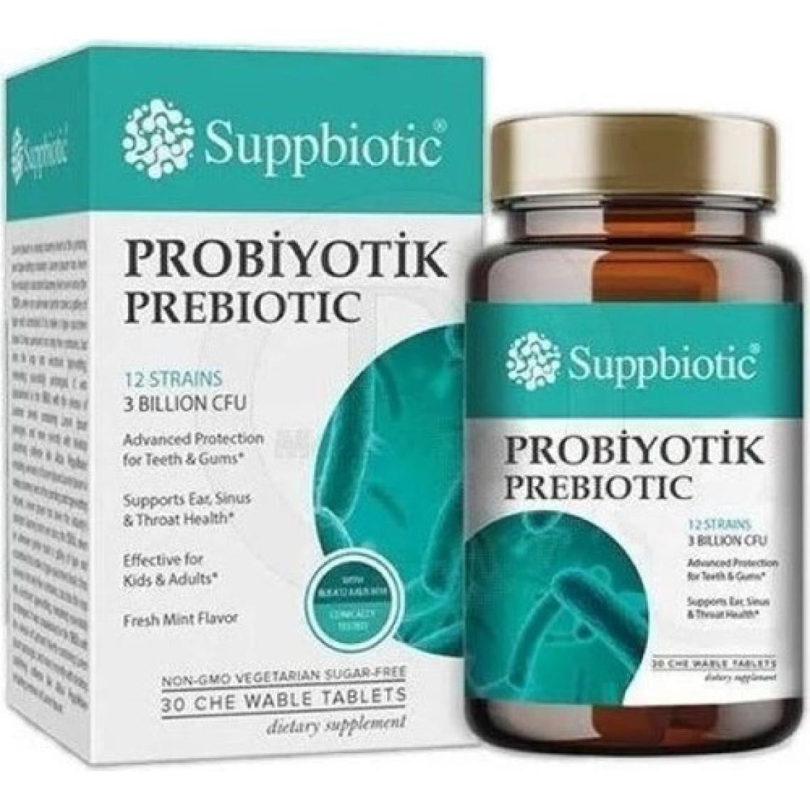 Suppbıotic Probiyotik Prebiyotik 30 Kapsül
