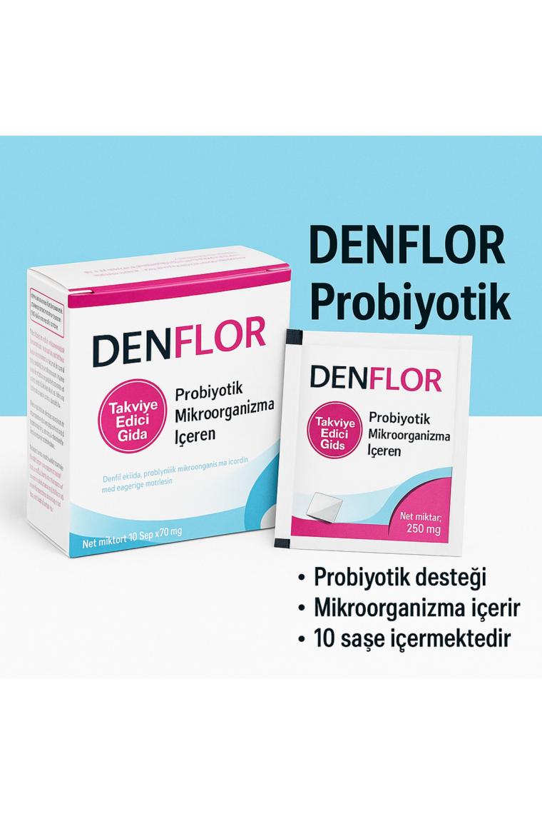 Denflor Sera Probiyotik 10 Saşe - 5'Li Paket Sase5