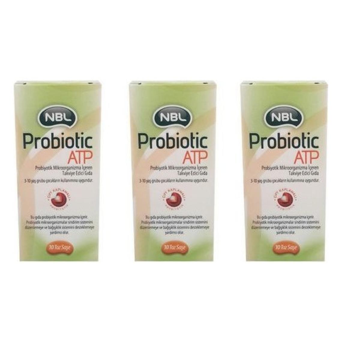 Nbl 3 Kutu Nbl Probiotic Atp Takviye Edici Gıda 10 Toz Saşe Her Kutu