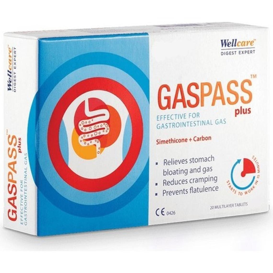 Wellcare Gas Pass Plus 20 Tablet