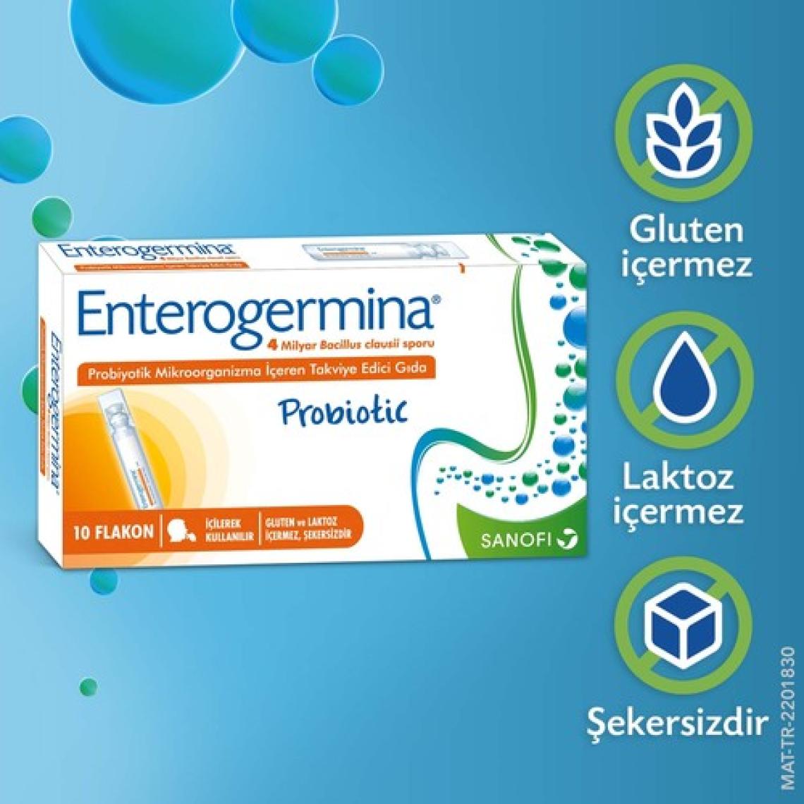 Enterogermina Yetişkin 5 ml 10 Flakon