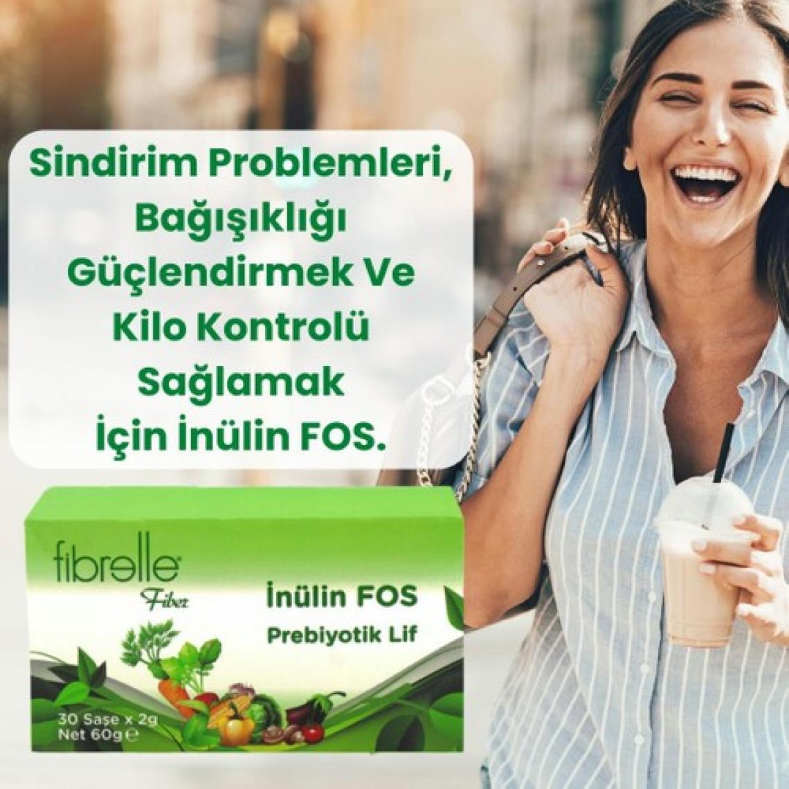 Fibrelle Inülin Fos Prebiyotik Lif 2 Gr Saşe (30 Adet Kutu)