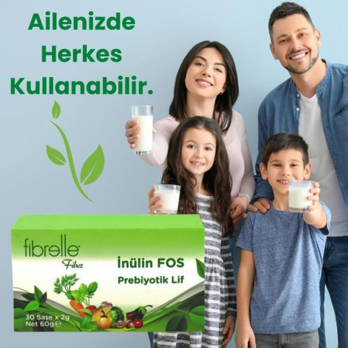 Fibrelle Inülin Fos Prebiyotik Lif 2 Gr Saşe (30 Adet Kutu)