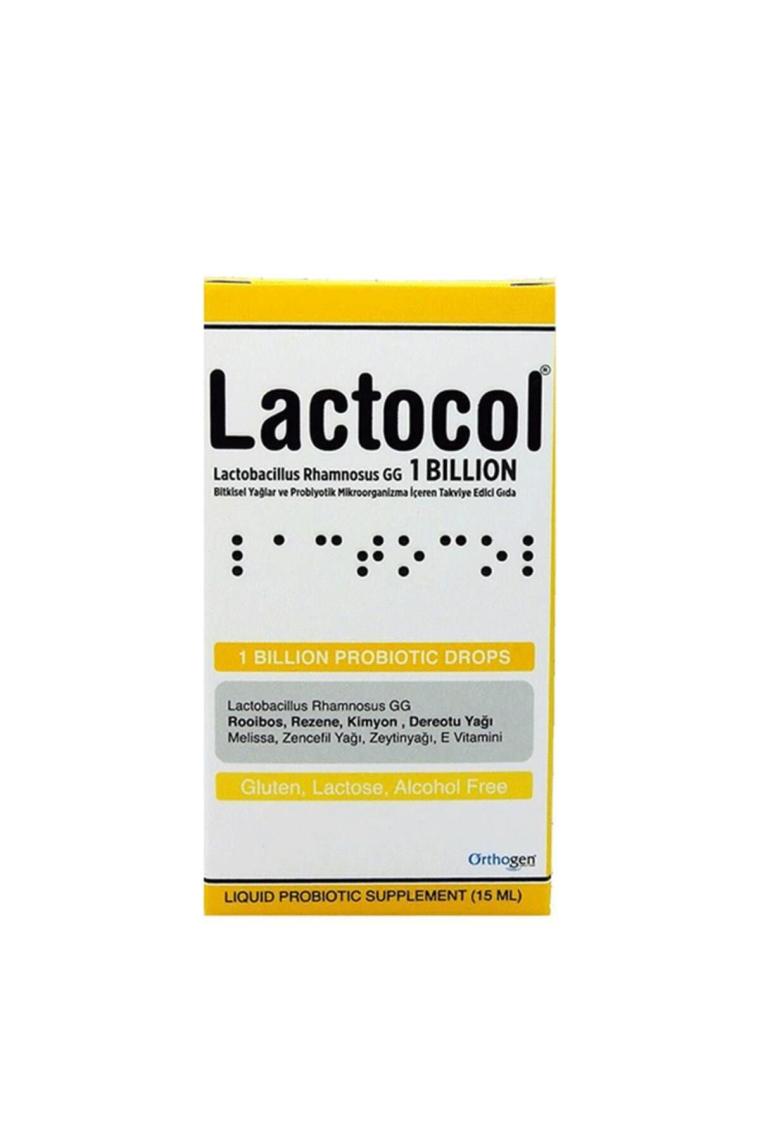 Orthogen Lactocol Probiyotik İçeren 15 ml Damla Takviye Edici Gıda