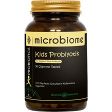 Microbiome Kids Probiyotik ve Vitamin 30 Çiğneme Tableti